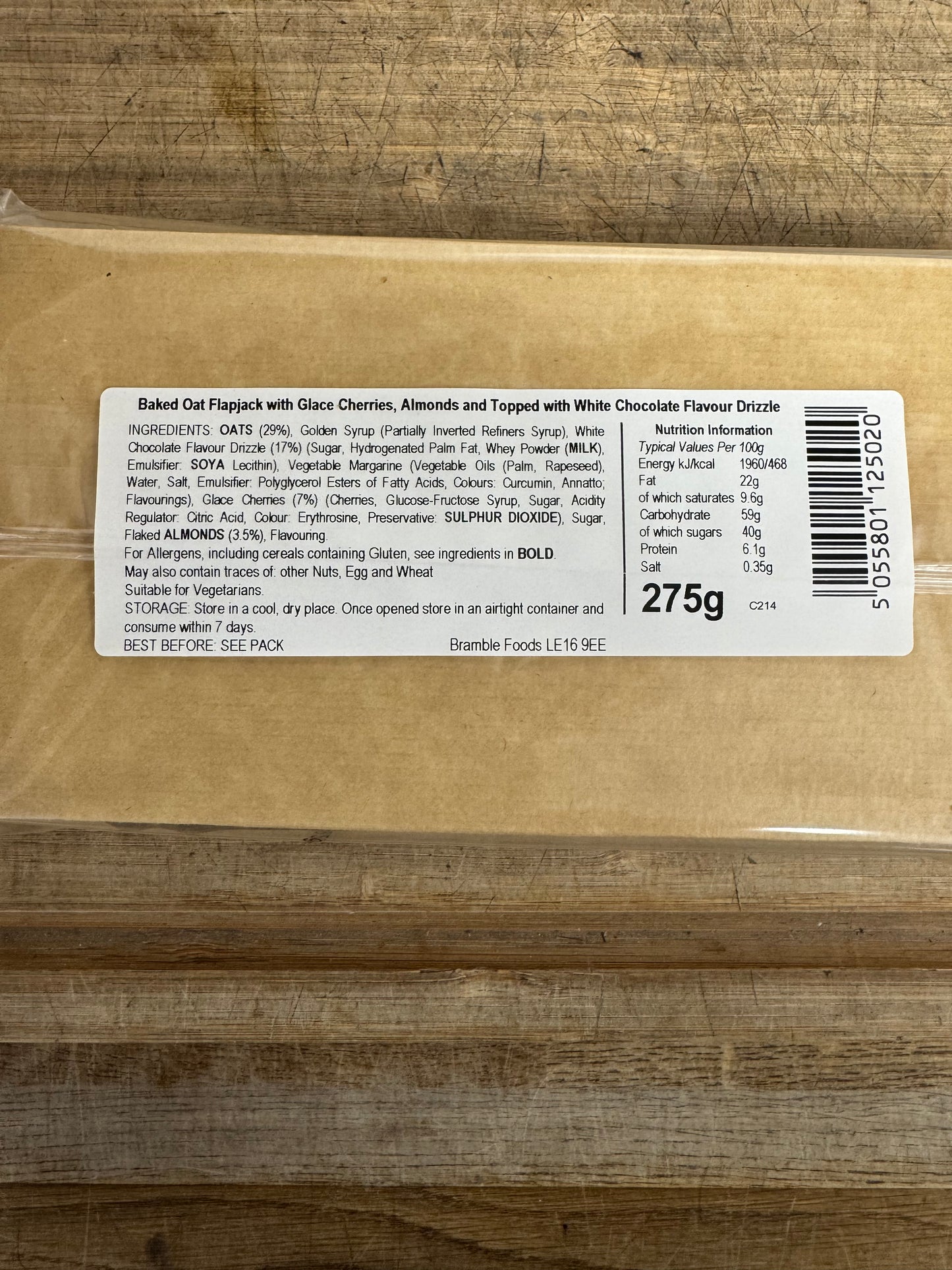 Cherry Bakewell Flap jack