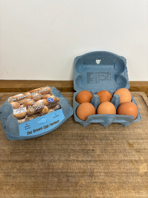 Barn Eggs Ex Lg 6 Eggs