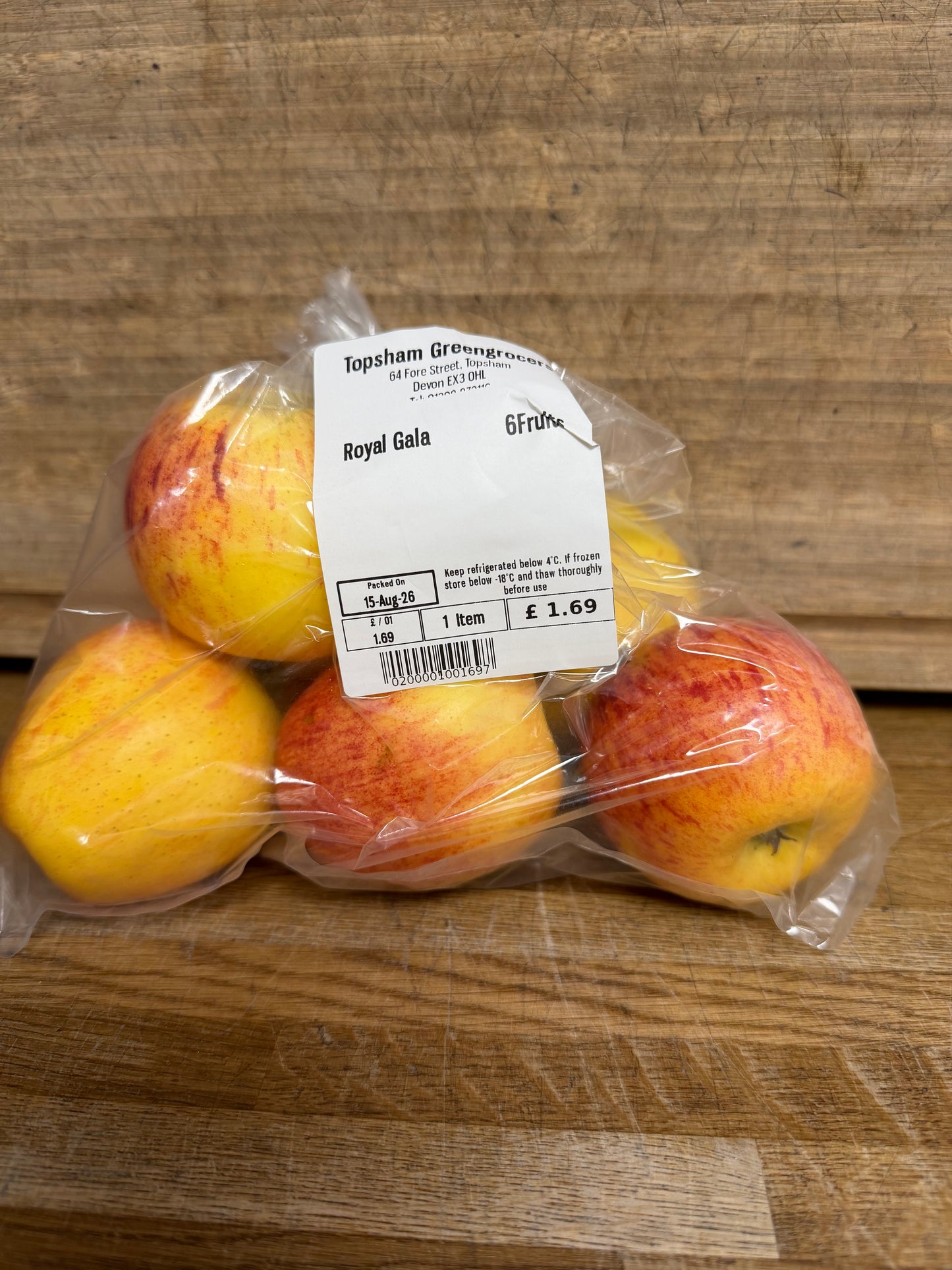 6 Royal Gala Apples