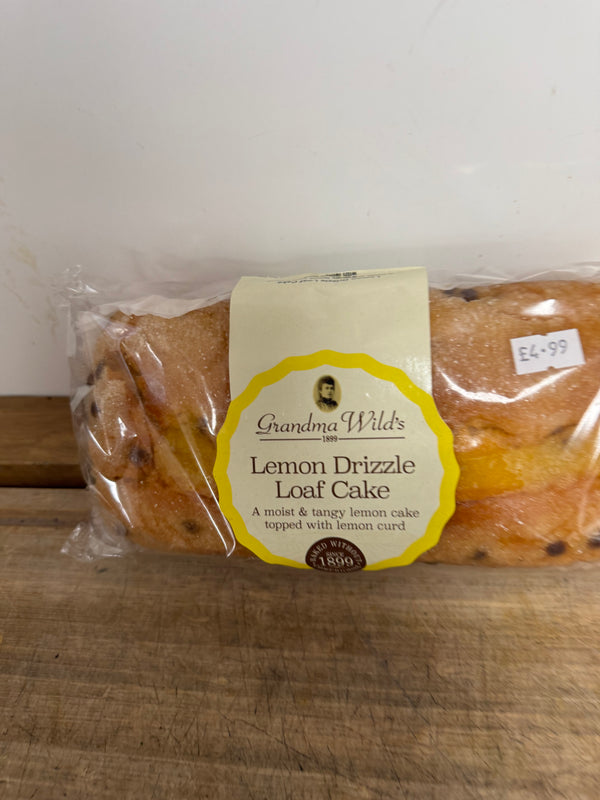 Lemon drizzle loaf cake