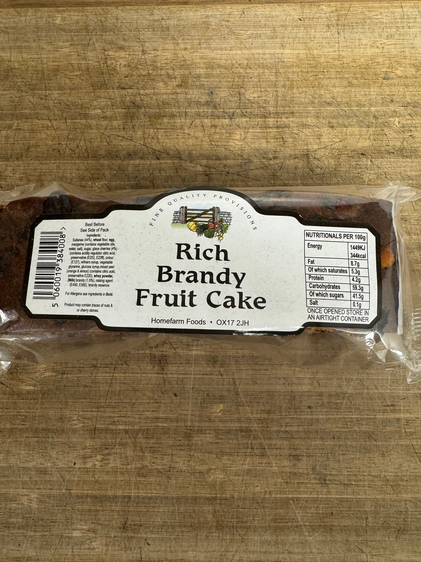 Rich Brandy Fruit cake